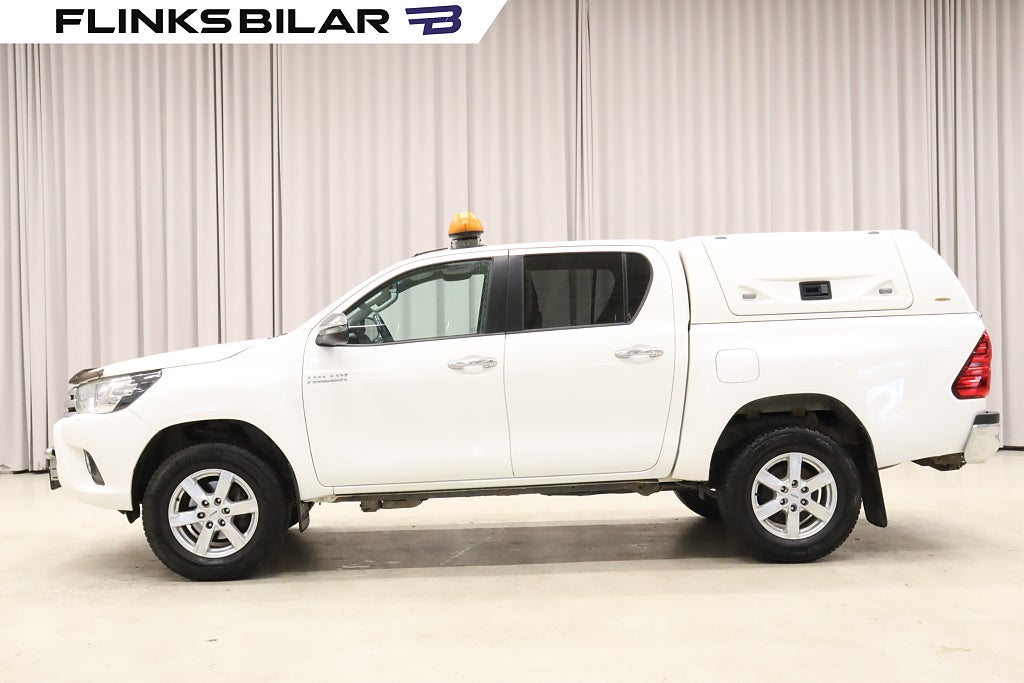 Toyota Hilux 150HK Automat|Kåpa|Drag|FjärrstyrdVärmare|Moms