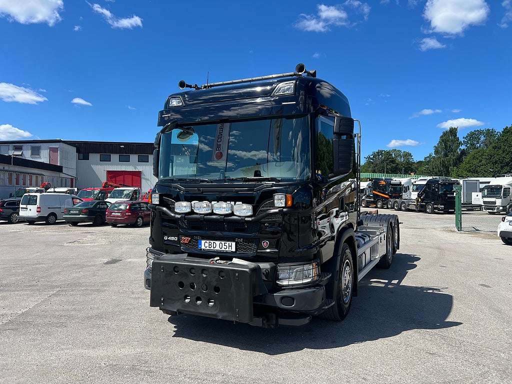 Scania G450 6x2*4 XT Lastväxlare, Fullt Plogutrustad