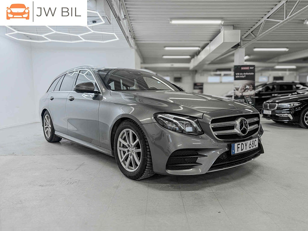 Mercedes-Benz E 200 T d 9G-Tronic AMG Line Dragkrok Värmare Widescreen