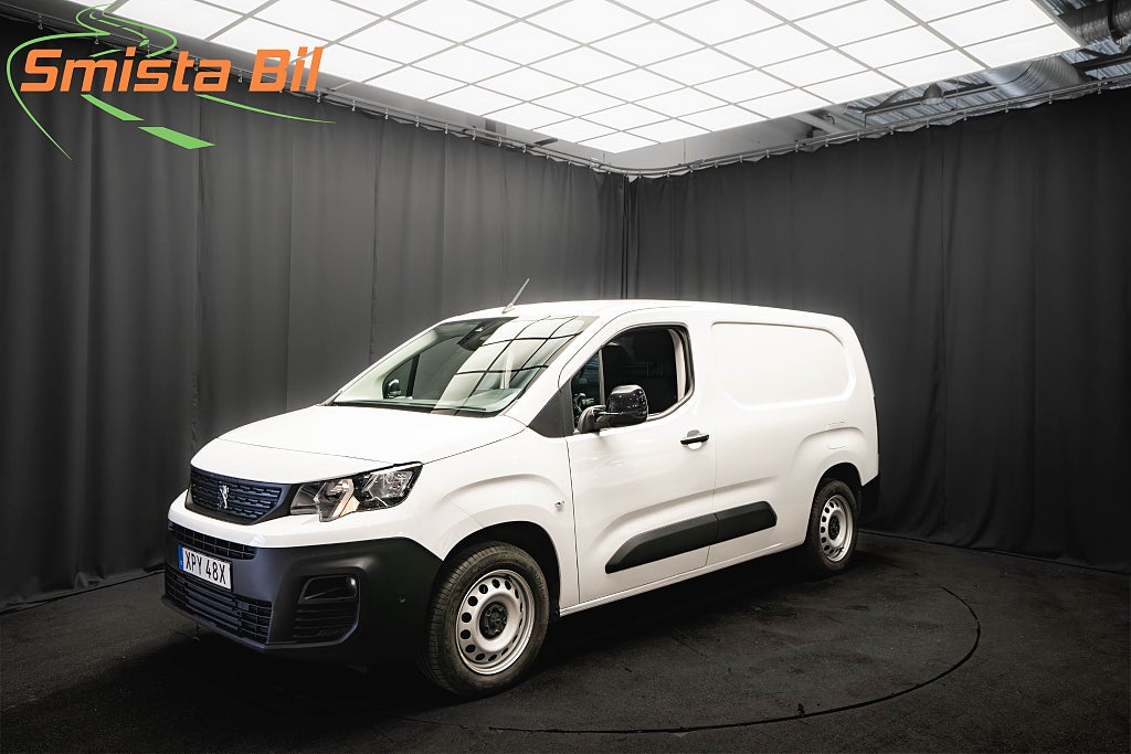 Peugeot Partner 1.5 BlueHDi LÅNG L2 D-VÄRMARE DRAG MOMS INREDNING 