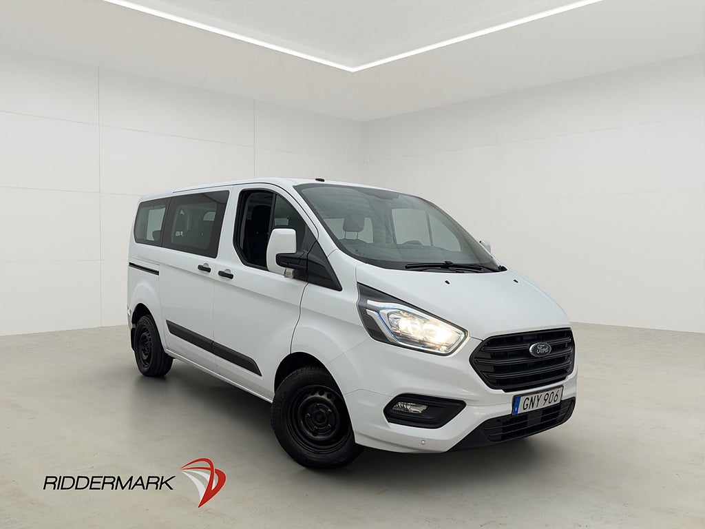 Ford Transit Custom Kombi Ny-Kamrem Värmare PDC 9-Sits Moms