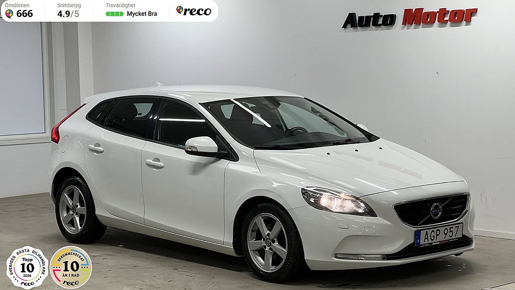Volvo V40 D2 120hk Värmare/Fullservad