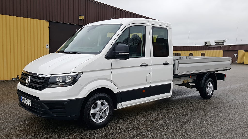 Volkswagen Crafter 2.0 TDI Dubbelhytt 7-sits Chassi Flak 3.5m