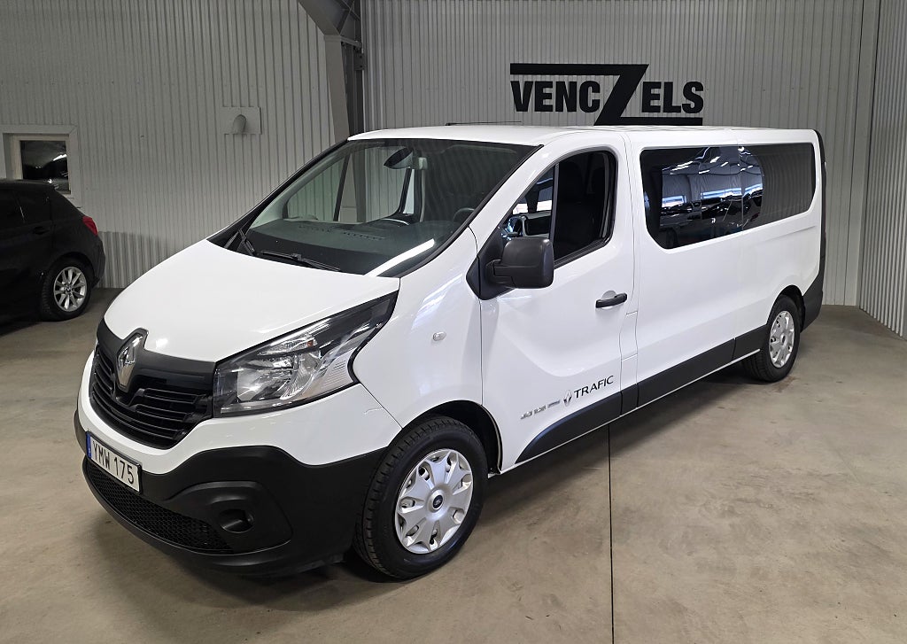 Renault Trafic Kombi 2.7t 1.6 dCi 9-sits Dragkrok GPS MOMS Fin