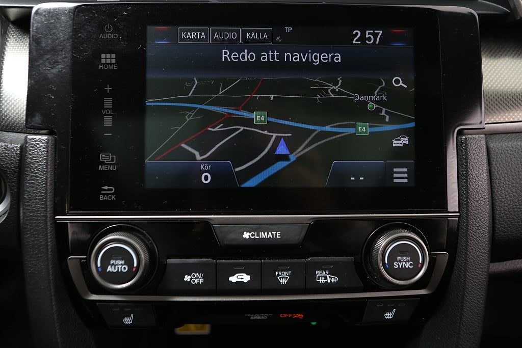 Honda Civic 1,5 i-VTEC Turbo Aut Prestige Skinn Pano Motorv 2017