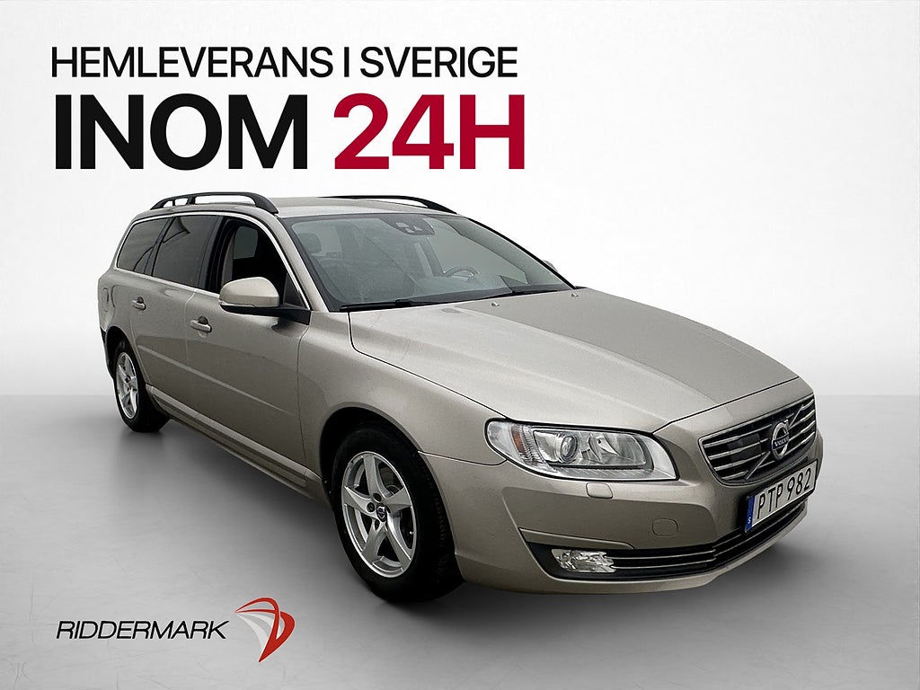 Volvo V70 D4 181hk Classic VOC Värm Sensorer Halvskinn Drag