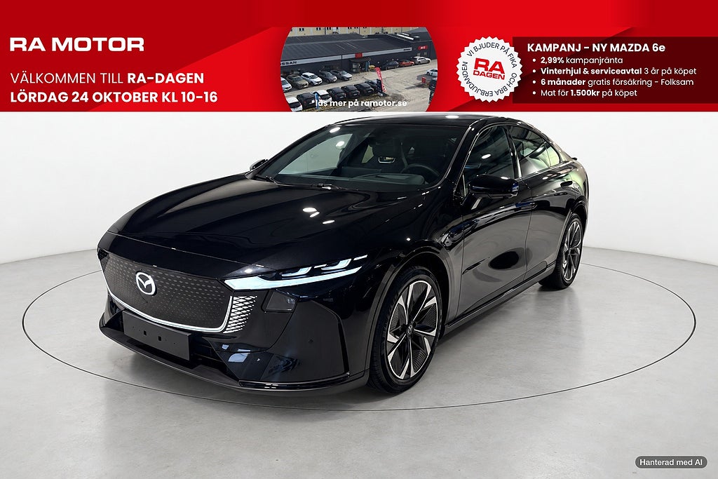 Mazda 6e Homura Plus | 3,99% | 3 år service & Vinterhjul ingår 2027
