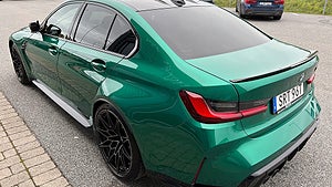 BMW M3 Competition klarar av 0-100 km/h på 3,5 sekunder. 