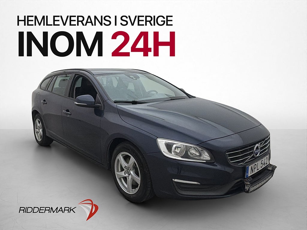 Volvo V60 D2 115hk D-Värmare P-sensor Bluetooth Farthållare
