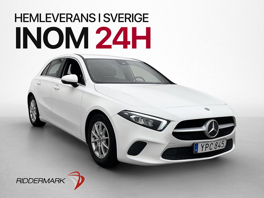Mercedes-Benz A 200 163hk Kamera Halvskinn Farthållare