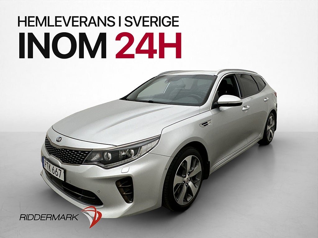Kia Optima CRDi 141hk GT-Line Skinn H/K CarPlay Dragkrok