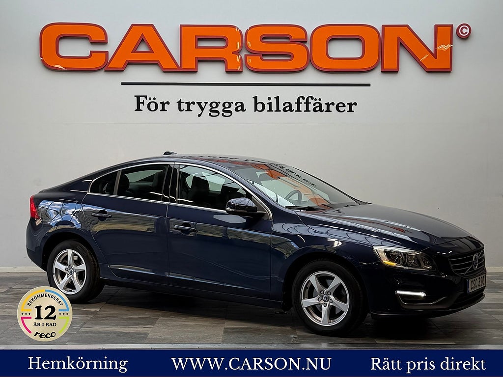 Volvo S60 *HÖSTREA*D4 Momentum Värmare PDC Bak Läder Kamrem bytt!