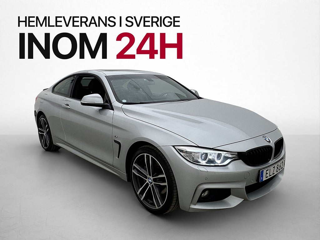 BMW 435 d xDrive Coupé 313hk M Sport H/K Pano Kam Skinn Drag