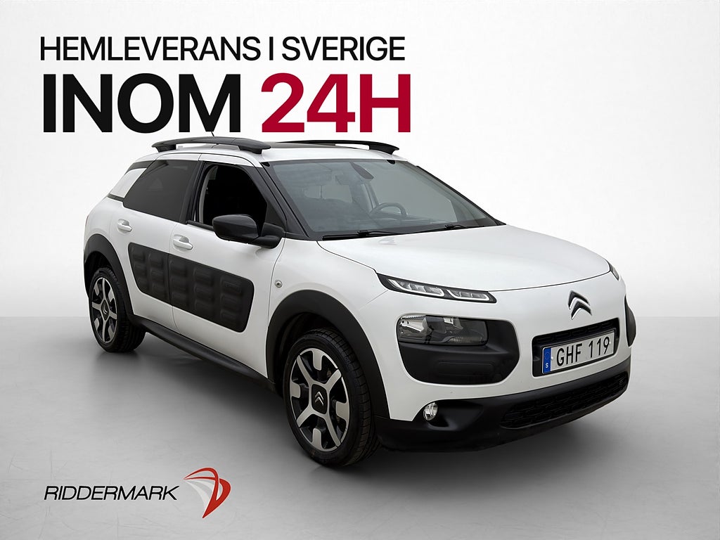 Citroën C4 Cactus 82hk Kamera Pano navi Bluetooth AC Läder