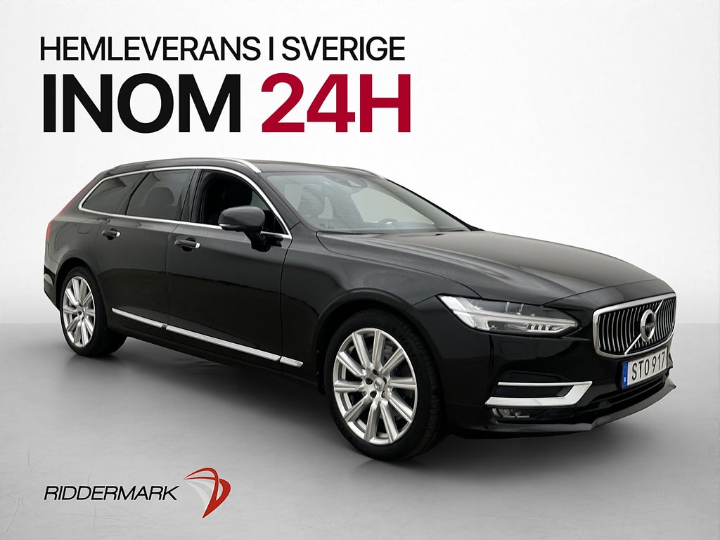 Volvo V90 T4 190hk Inscription HuD BLIS Pano Drag 360°-K