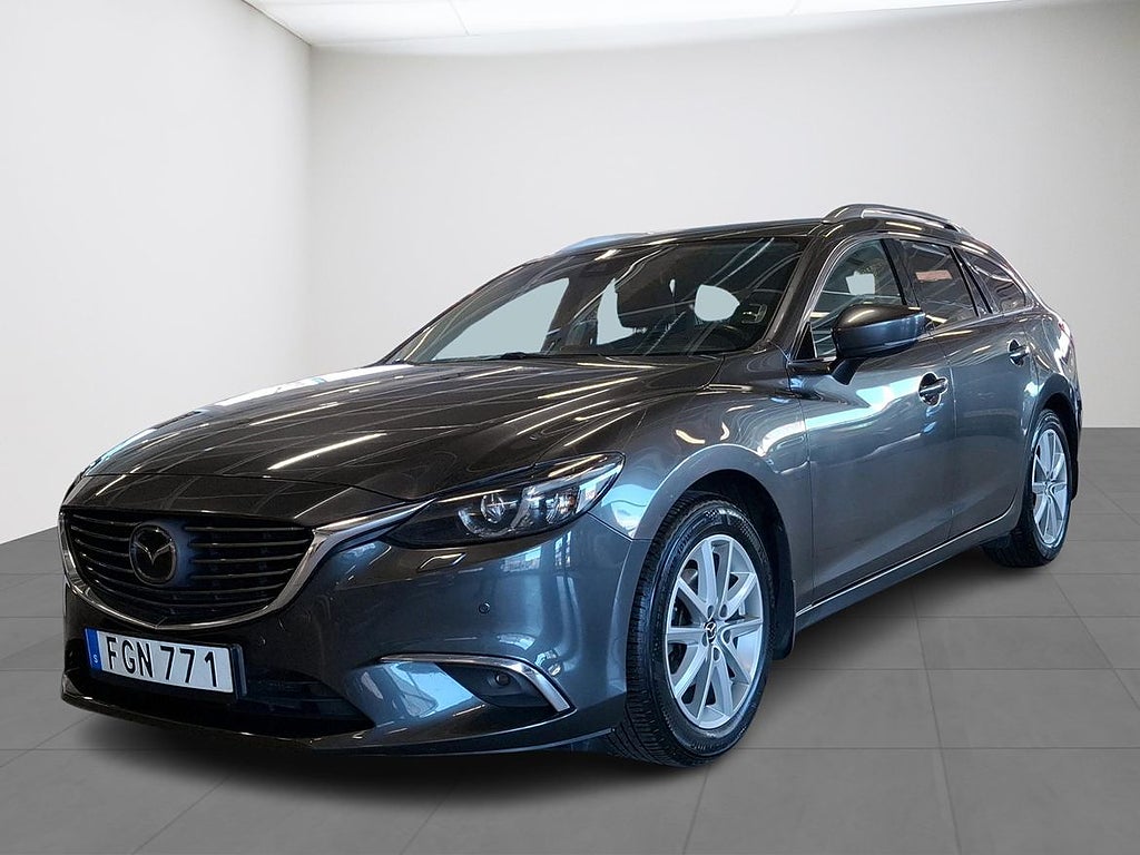 Mazda 6 2.2 SKYACTIV-D AWD, Dragkrok, Motor och kupévärmare