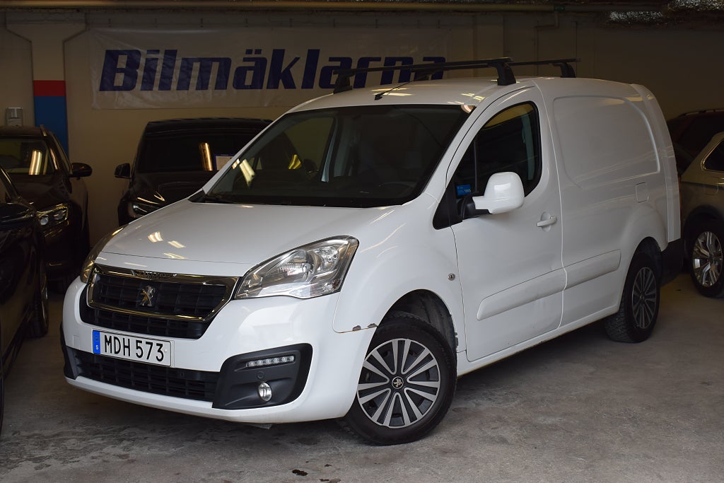 Peugeot Partner Van Utökad Last 1.6 BlueHDi DRAG/CARPLAY/PDC/TAKRÄCKEN