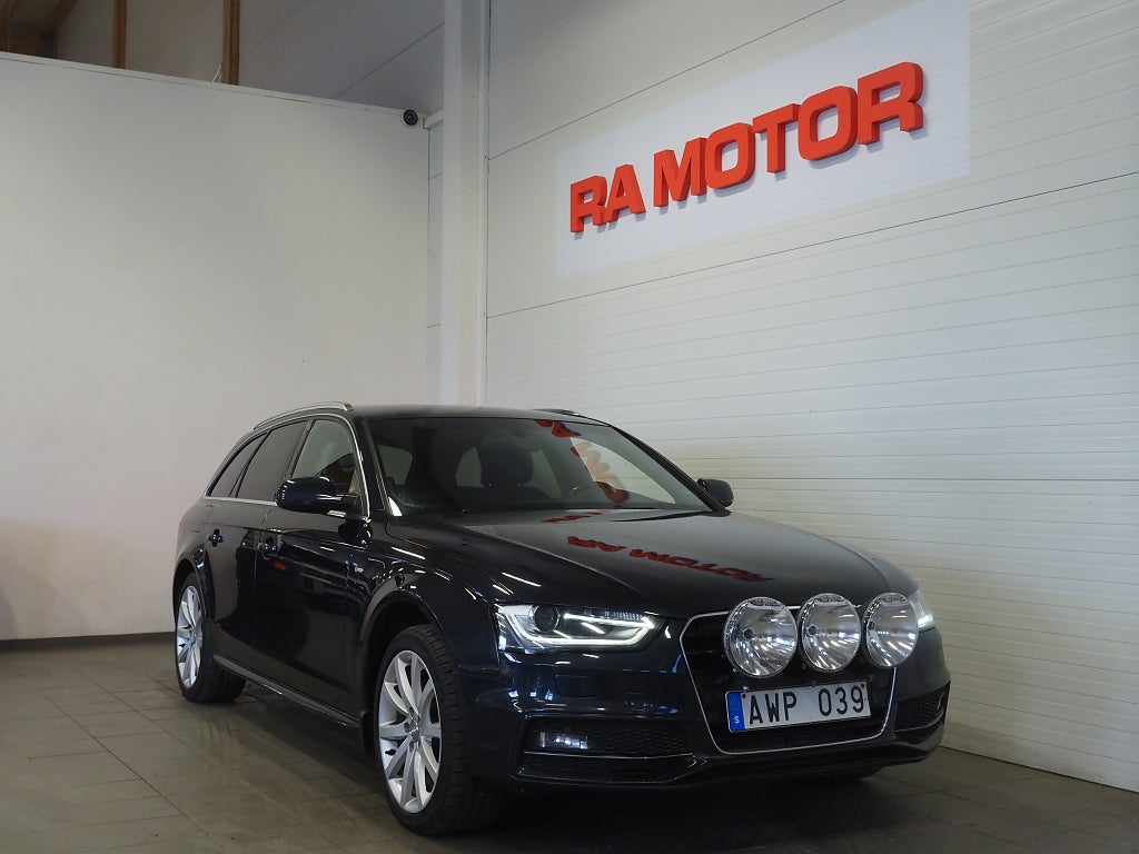 Audi A4 Avant 2.0 TDI Quattro S Tronic S-Line Drag PDC M-Värm 2014