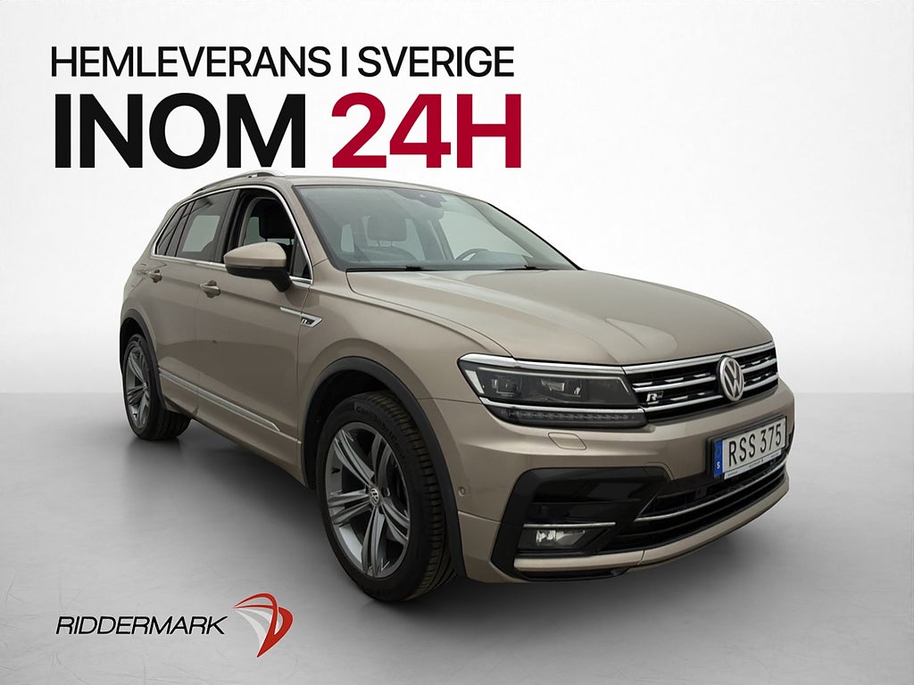 Volkswagen Tiguan 2.0 TDI 4M 190hk R Line Kamera Drag Värm