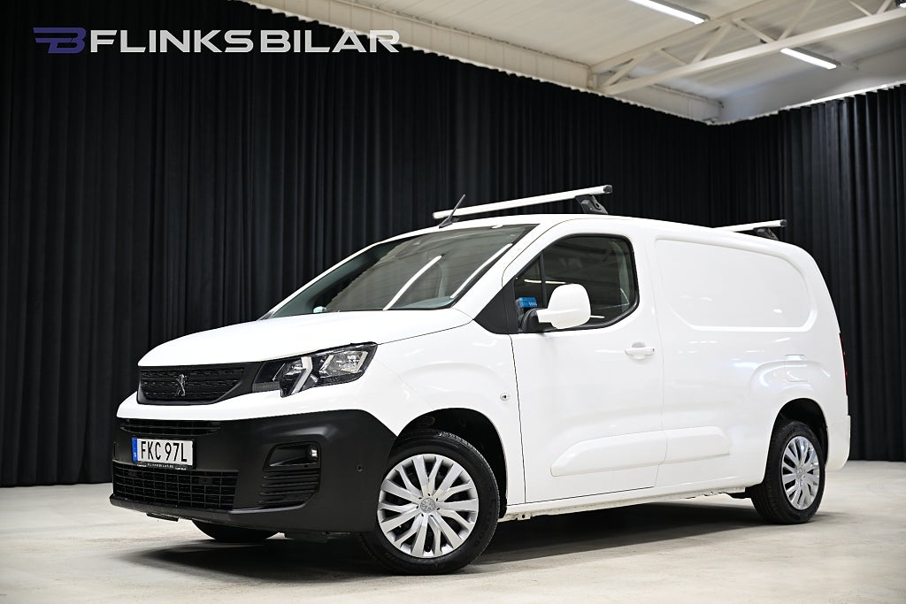 Peugeot Partner 130HK L2 Automat|Drag|Värmare|Backkamera|EnÄgare|Moms