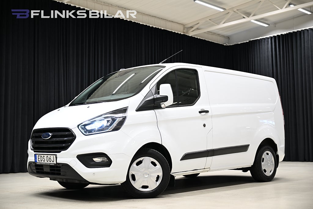 Ford transit Custom 130HK Automat|Drag|LED|Värmare|Backkamera|Moms