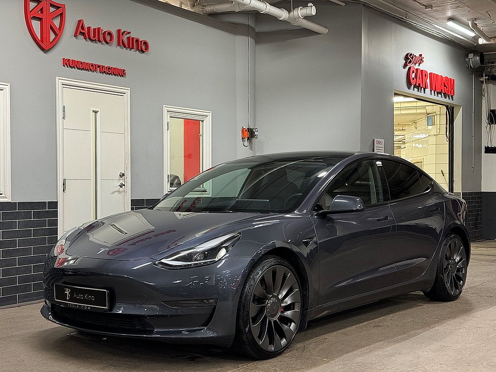 Tesla Model 3 Performance Vinterdäck 1-ägare 4800mil