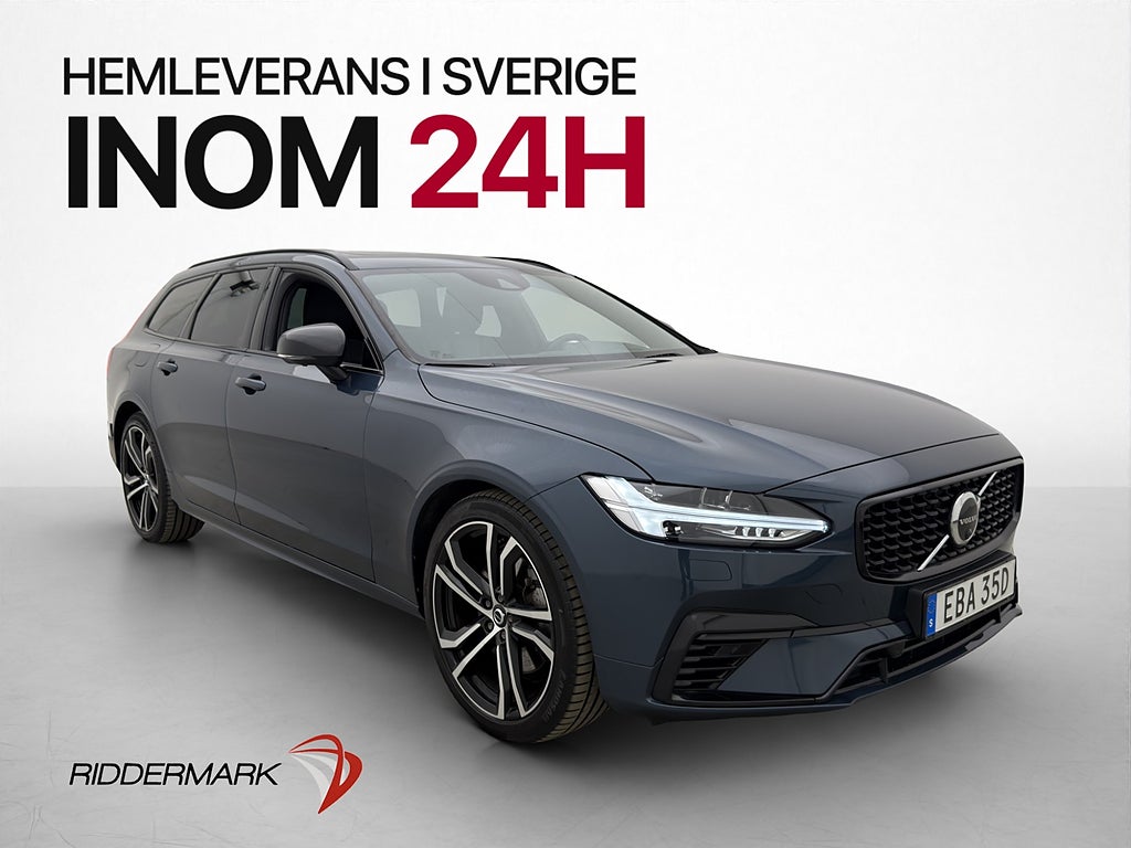 Volvo V90 T8 AWD R Design Pano B&W 360° Head Up Värmare Drag