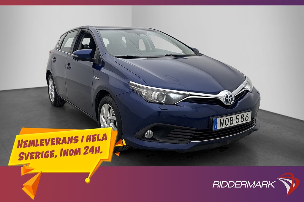 Toyota Auris Hybrid e-CVT 136hk  Active B-Kamera