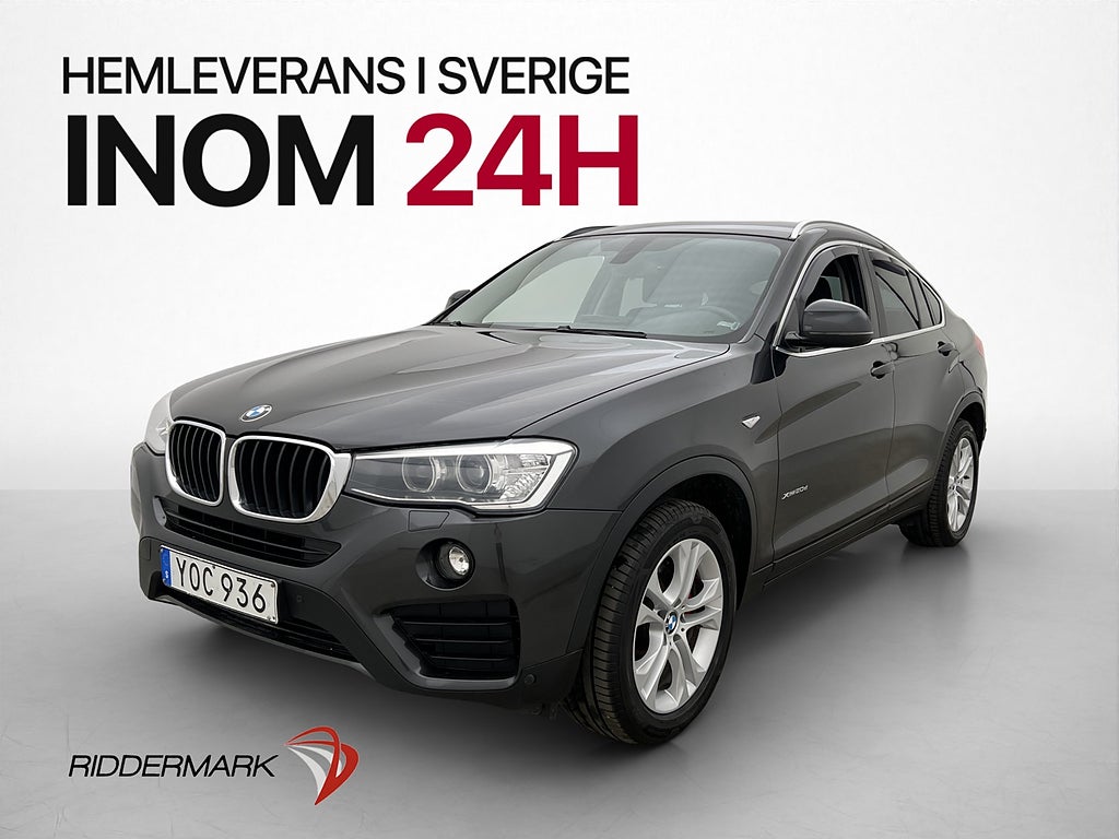 BMW X4 xDrive 20d 190hk Värmare Kamera Drag HiFi