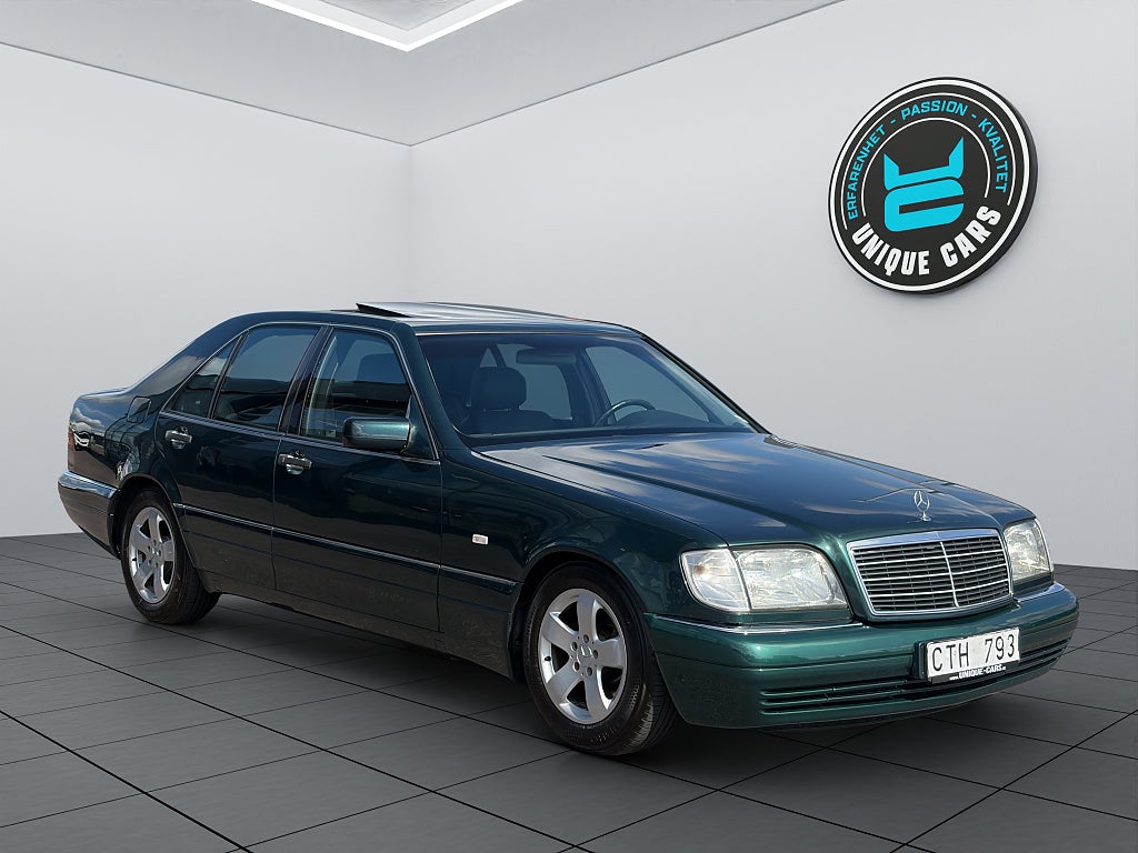 Mercedes-Benz S 320 | 231hk | W140 | Nybesiktad | Taklucka| Dragkrok |