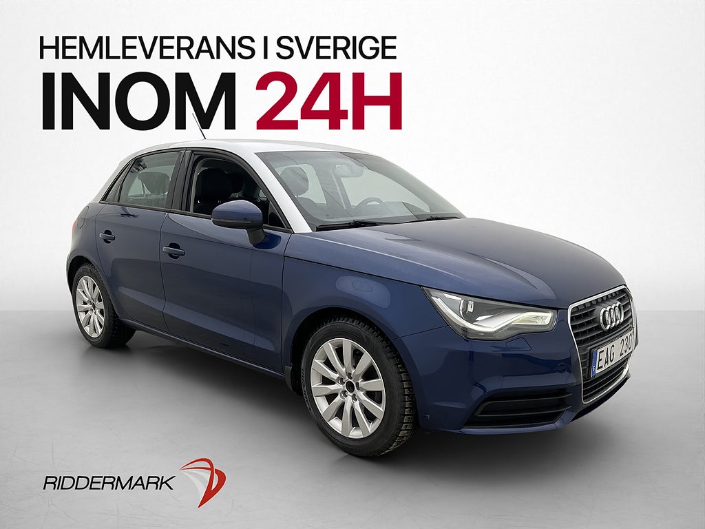 Audi A1 1.2 TFSI 86hk Proline Bluetooth 0.51 L/Mil