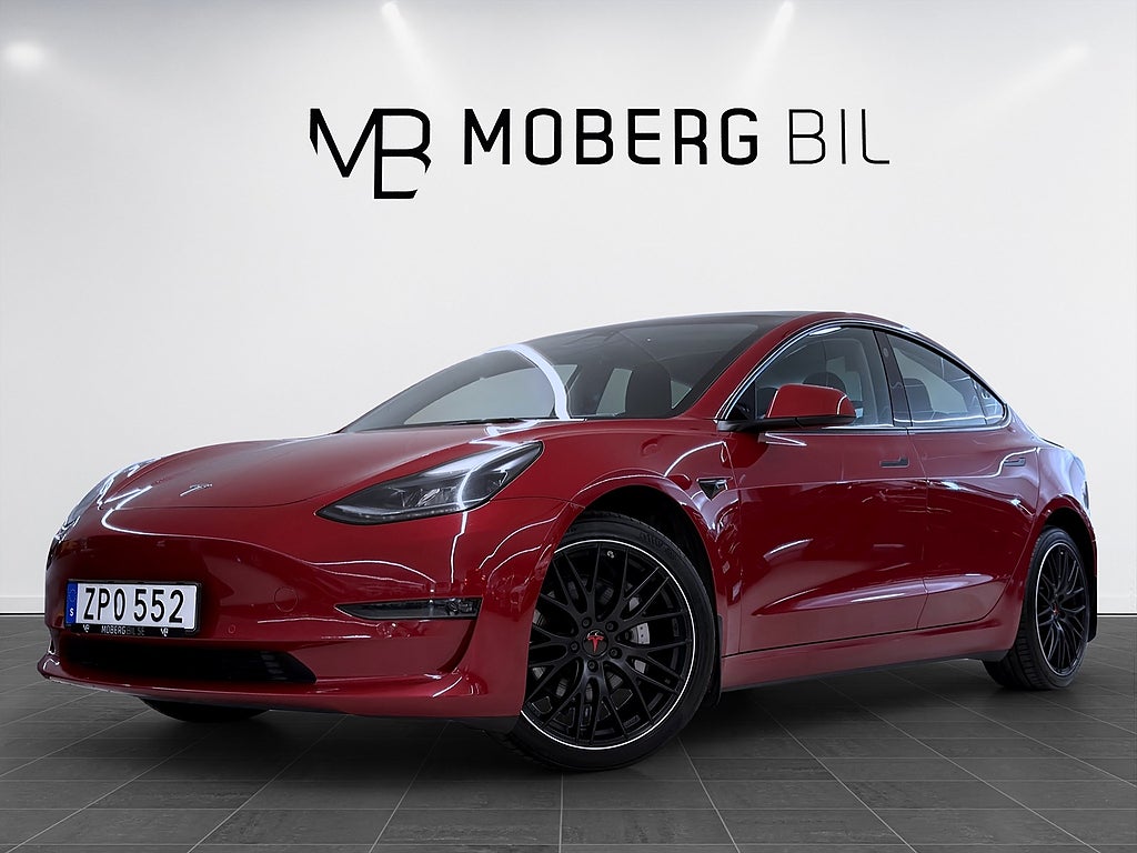 Tesla Model 3 Long Range 440hk Pano Läder Navi Drag B-Kamera