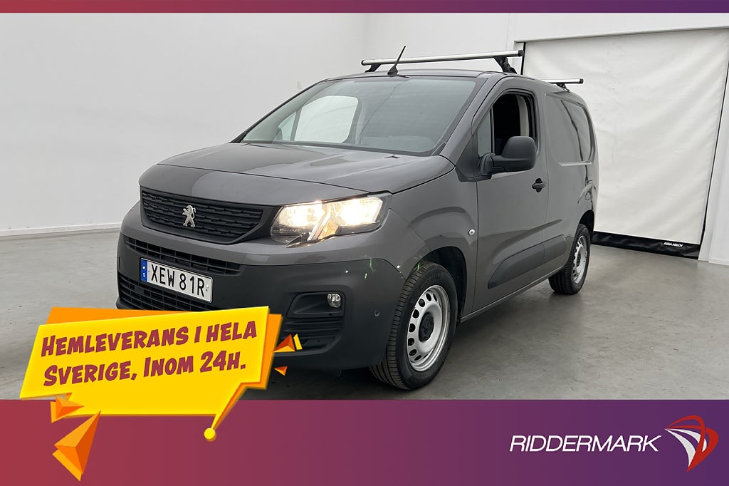 Peugeot Partner 1.5HDi Ny-Kamrem Värm PDC Dragkrok CARPLAY