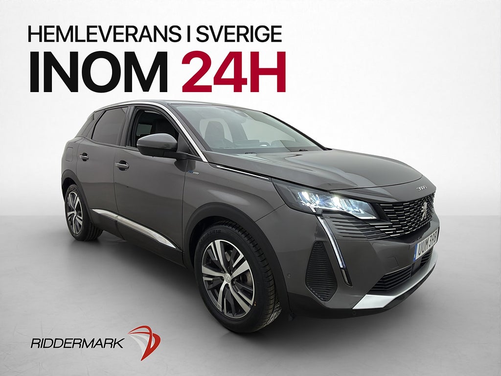Peugeot 3008 SUV Allure Plug-in Hybrid 224hk Kamera Drag