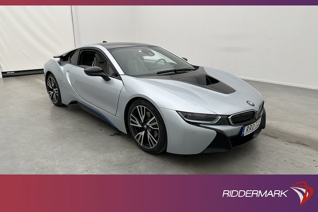 BMW i8 xDrive 362hk Navigation H/K HUD 360° Skin 4,95% Ränta