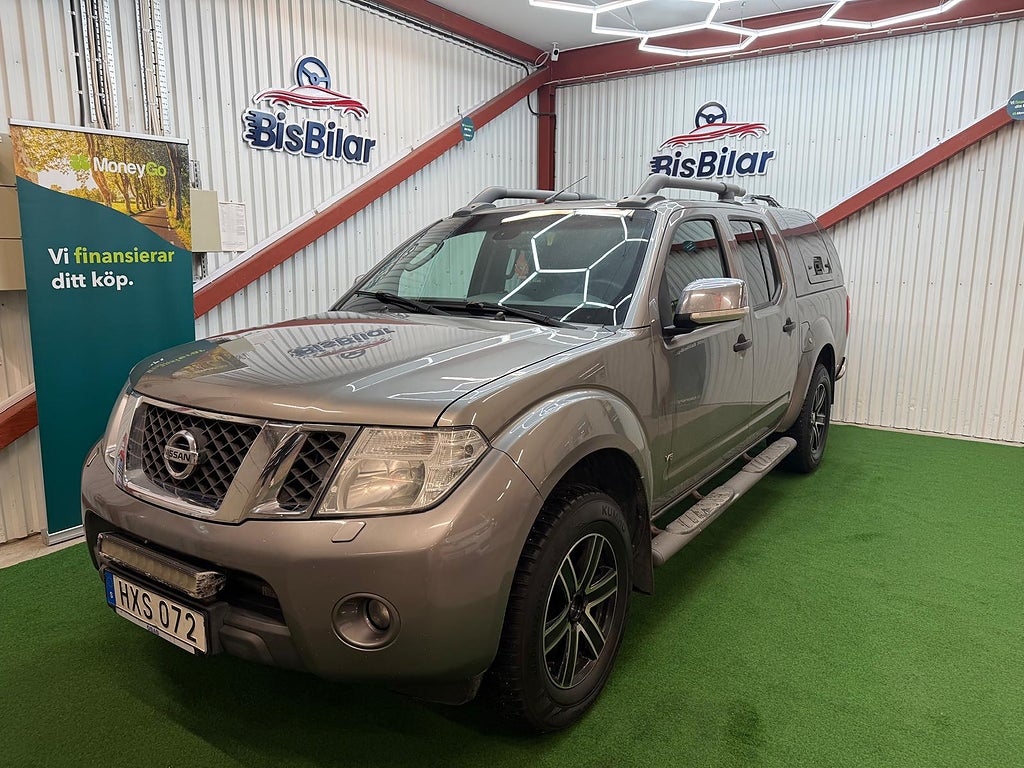 Nissan Navara Dubbelhytt 3.0 dCi V6 4x4 Euro 5 MOMS- VAT Läder 0%RÄNT