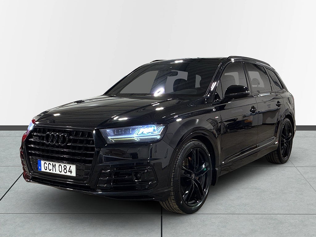 Audi Q7 3.0 TDI V6 Quattro Aut S Line Drag Värmare 7-sits S&V