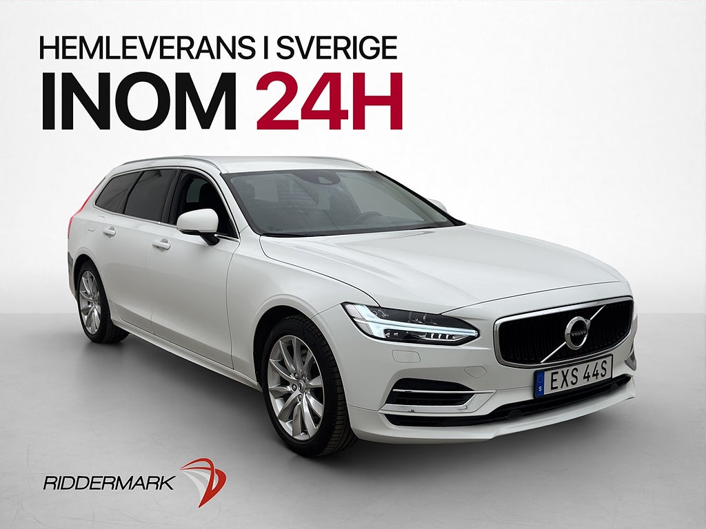 Volvo V90 Recharge T8 AWD Momentum VOC P-Värm B-Kamera Drag