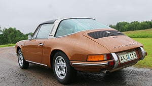 Totalt har Porsche 911 Targa rullat 5 357 mil. Foto Bilweb Auctions