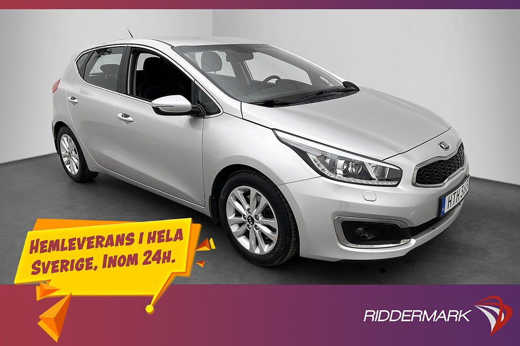 Kia Ceed 1.6 GDI 135hk Värmare P-Sensorer Rattvärme A/C
