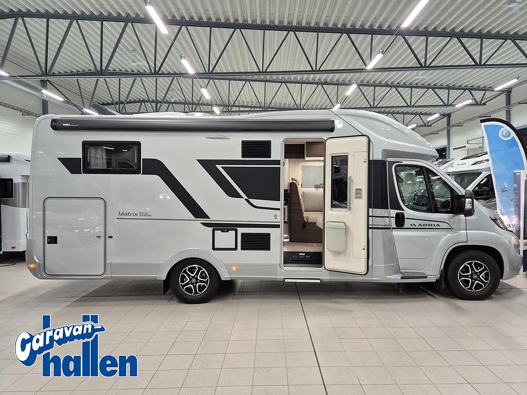 Adria Matrix 670 SC (Automat/ AC/ Alde-värme/Solpanel/Låga mil/5e bält