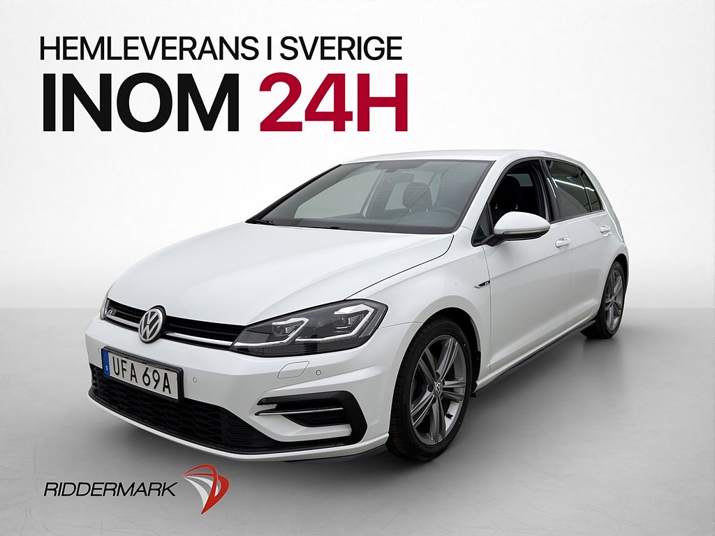 Volkswagen Golf TSI 150hk R-Line Kamera CarPlay Dragkrok