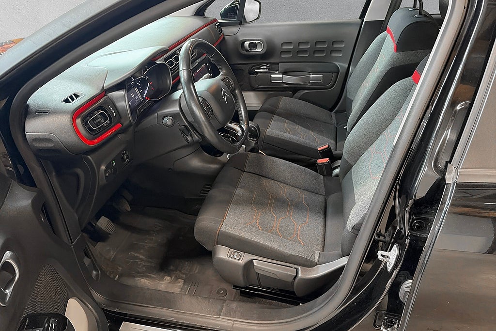 Citroën C3 1.2 PureTech 82, 2-ägare Levereras Nybesiktigad