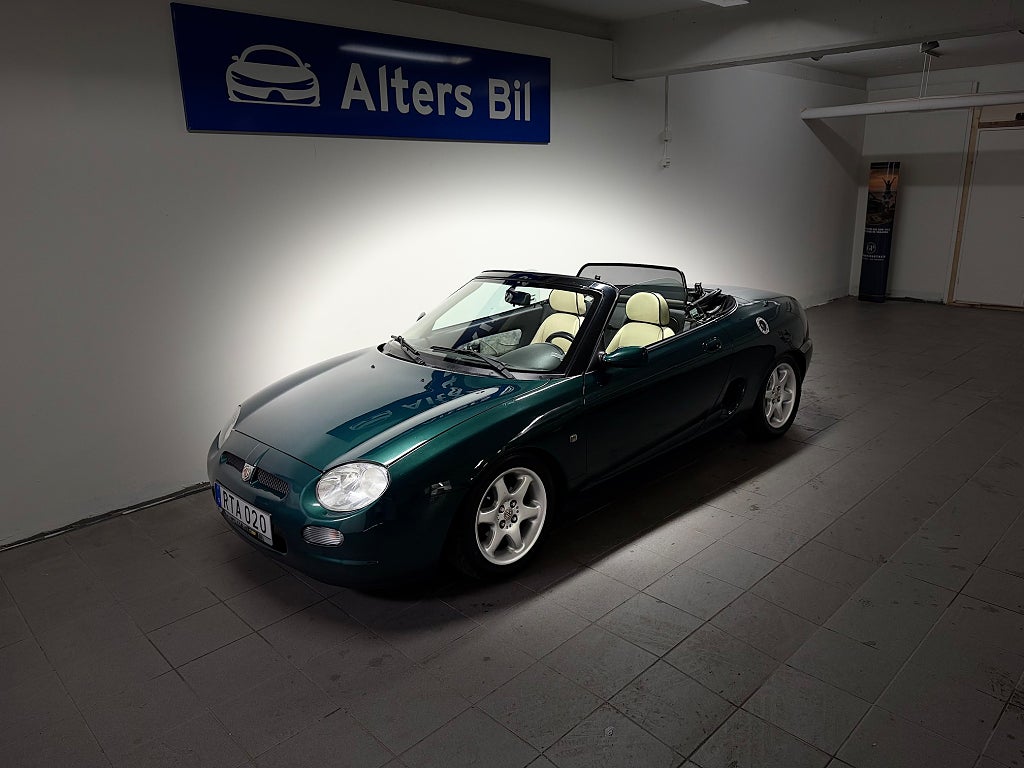MG F 1.8 MPi TL5 CAB låga mil en unik bil