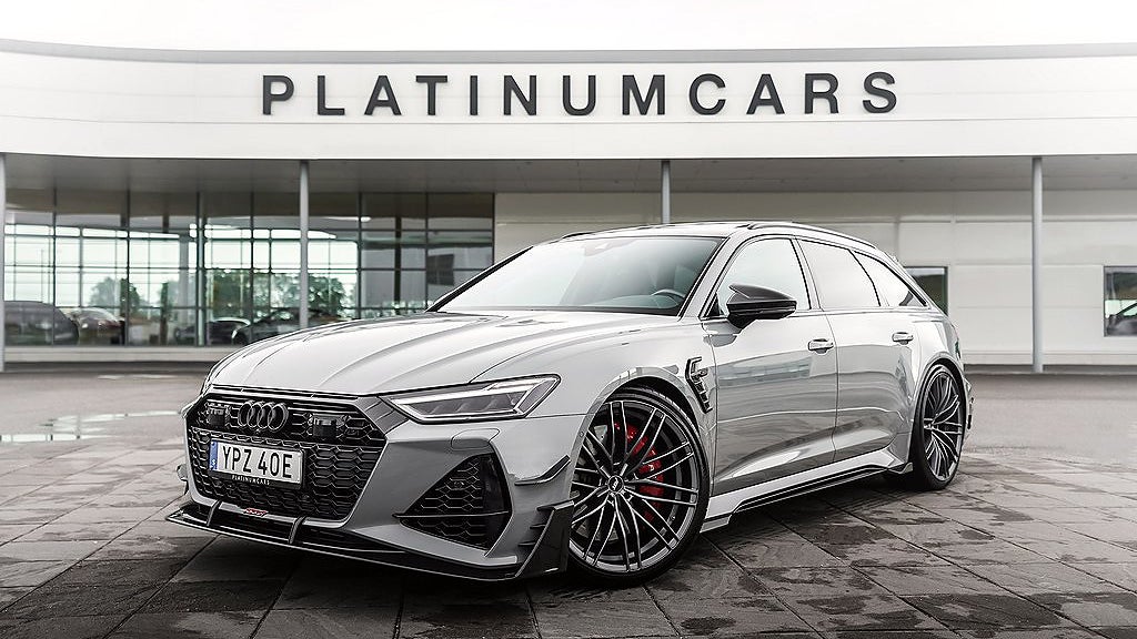 Den exklusiva RS6 har 140 mer hästkrafter än standardversionen. 