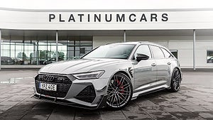 Den exklusiva RS6 har 140 mer hästkrafter än standardversionen. 