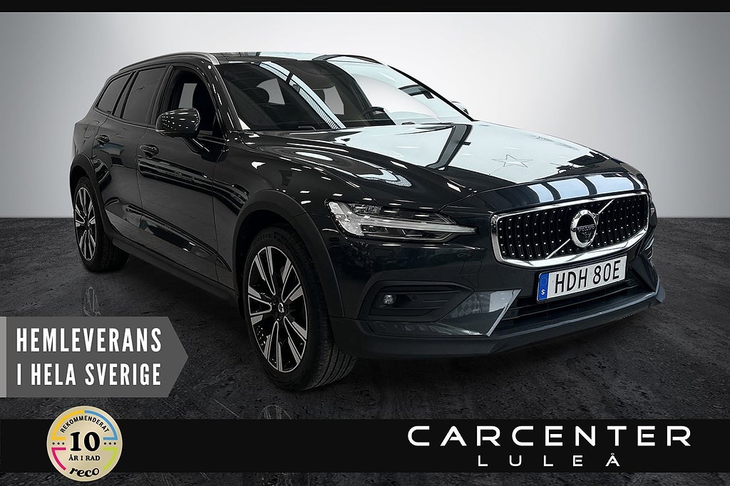 Volvo V60 Cross Country D4 AWD Aut Pro Edt Läder/360°/Hud/H/K/Panorama (SÅLD)
