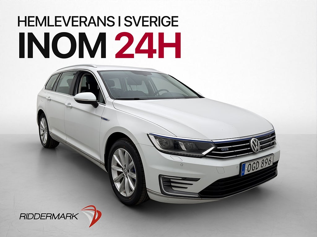 Volkswagen Passat GTE 218hk Kamera Dragkrok CarPlay Ad-fart