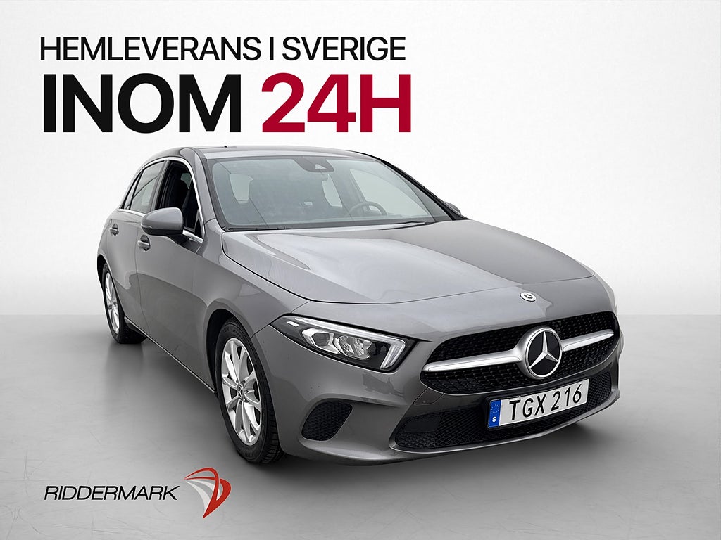 Mercedes-Benz A 180d Kamera Skinn Farthållare