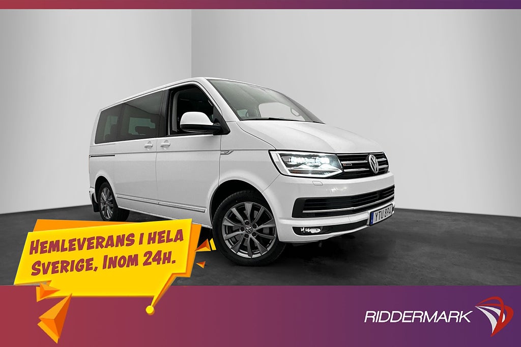 Volkswagen Multivan Highline 4M Värm Drag B-Kamera El-Dörr